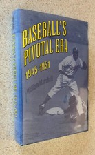 William MARSHALL -- Baseball's Pivotal Era 1945 1951 -- 1999 SIGNED 1st Ed HC