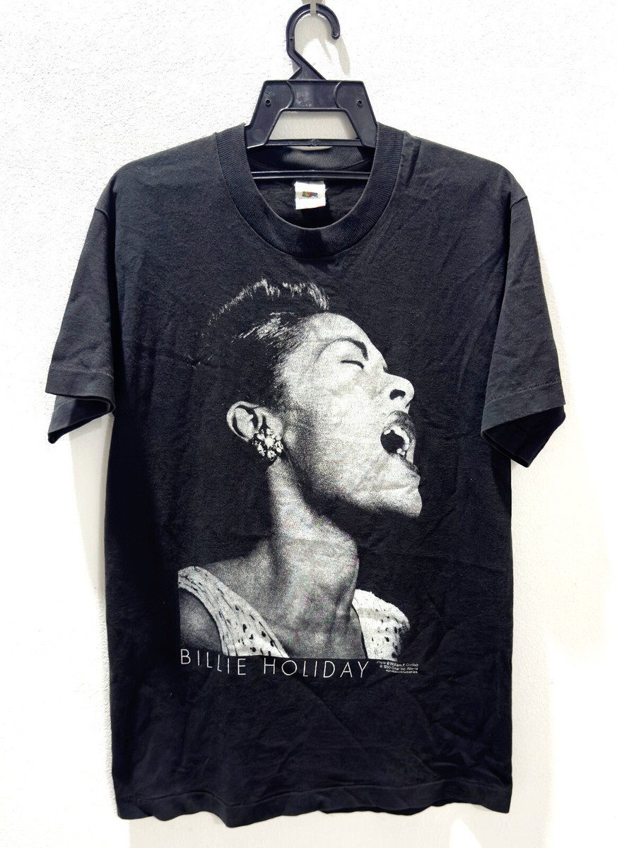 ビリー・ホリデイ Tシャツ vintage VINTAGE 1990 BILLIE HOLIDAY JAZZ SWING SINGER T-SHIRT TOUR CONCERT
