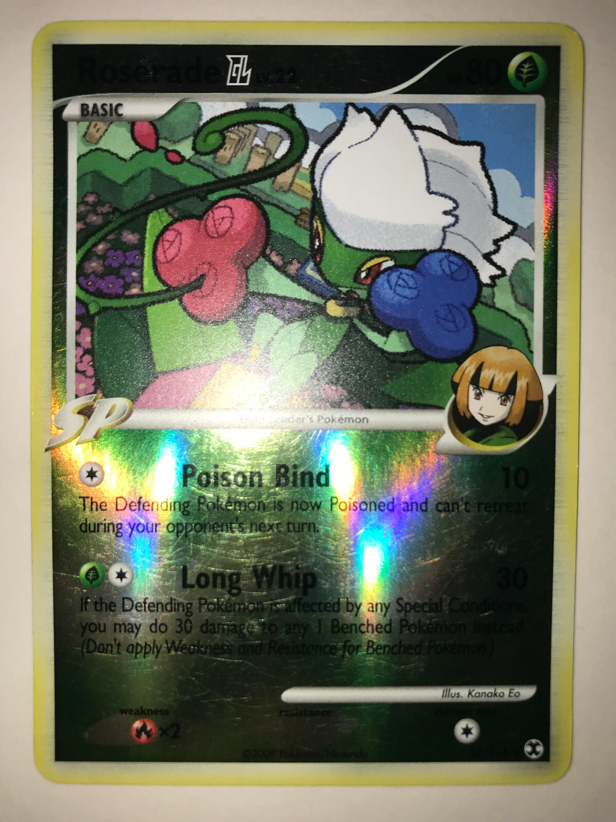 Roserade GL Rising Rivals 12/111 *Reverse-Holo* Rare LP+ Pokémon Rare