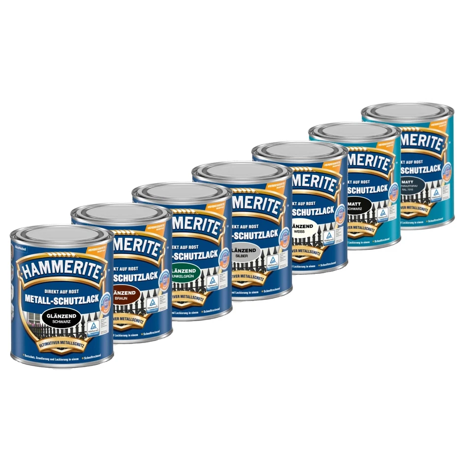 Hammerite Metall-Schutzlack 2,5 l Speziallack Rostschutz Lack alle Farben - Bild 2 von 4