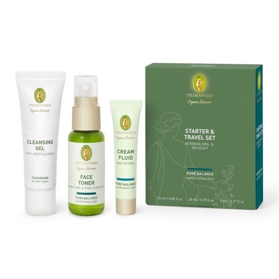 Primavera Starter und Travel Set Pure Balance für Mischhaut MHD 06/24