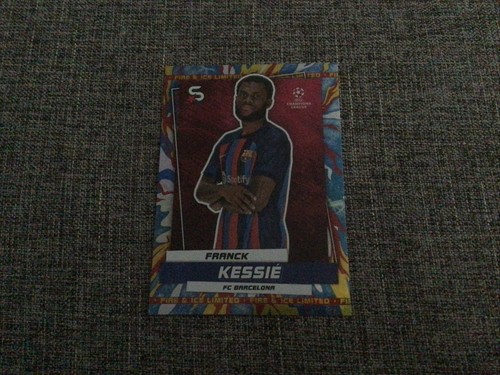 2022-23 Topps UEFA Superstars Franck Kessie Fire and Ice Holo Foil #50