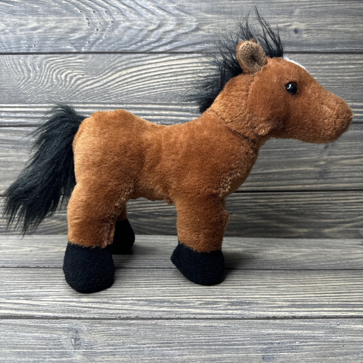 Vintage Gantz Webkinz Brown Horse Stuffed Animal Lovey Plush 9” | eBay