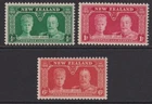New Zealand - 1935 Silver Jubilee Set SG 373/5 MLH Cv £ 20 [E6618]