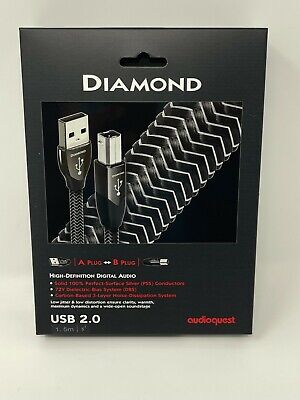 AudioQuest Diamond 1.5m (5.0 ft.) USB Cable (6509113) for sale