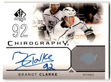 Brandt Clarke 2024-25 SP Authentic Chirography Auto #C-BC Los Angeles Kings