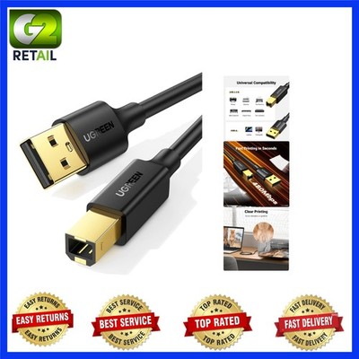 5ft USB A to B Cable -  Quality with 480 Mbps Speed for Reliable Printing
