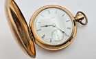 Antique GF 1886 Illinois 18s Gold Filled Hunter Pocket Watch 7j Gr. I.W.C. M.2