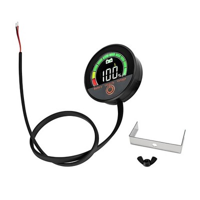 Digital LCD Display Battery Capacity Voltage Meter Monitor LowVoltage Alarm