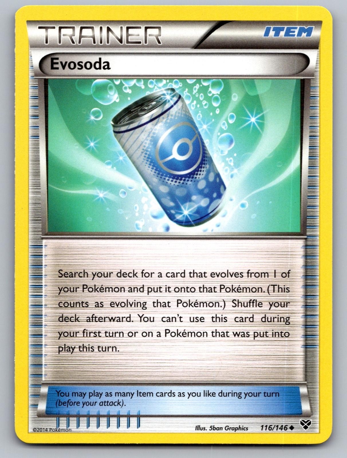 Evosoda 116/146 Uncommon XY Base Set Pokemon Near Mint