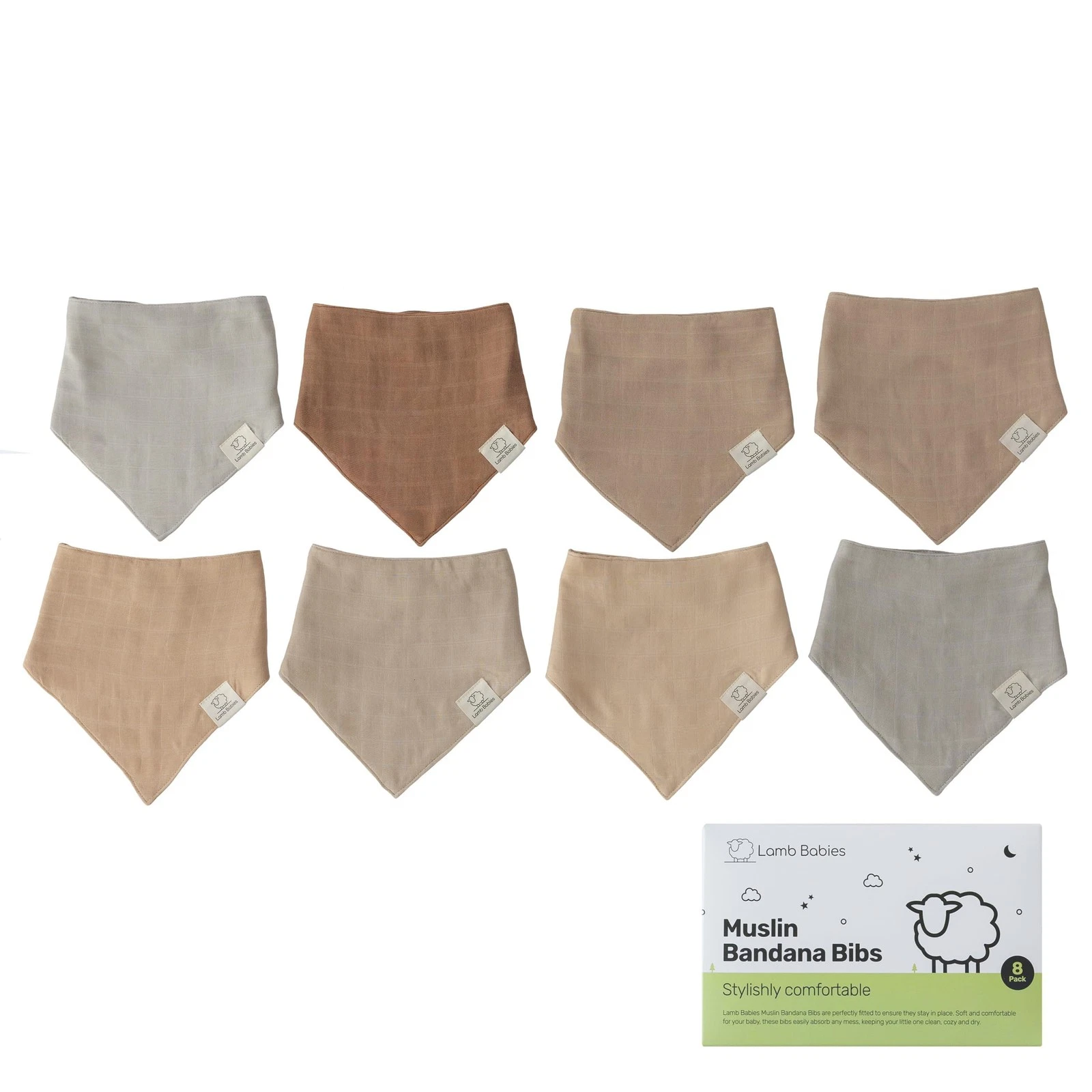 Muslin Bandana Drool Bibs, Ultra-Soft, Stylish, and Lightweight Baby Bandana ...
Opens in a new wind