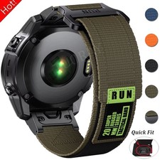 Quickfit Nylon Watch Band Strap For Garmin Fenix 8 7 7X 6 6X Epix Pro 5 5X Plus