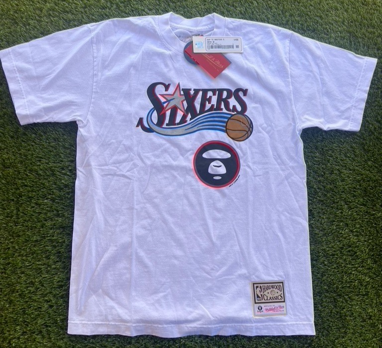 A BATHING APE x Mitchell & Ness NYM ジャージ New Jersey Nets NBA