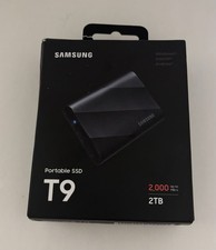 Samsung T9 Portable SSD 2TB - Black (MU-PG2T0B/AM) - Brand New Sealed