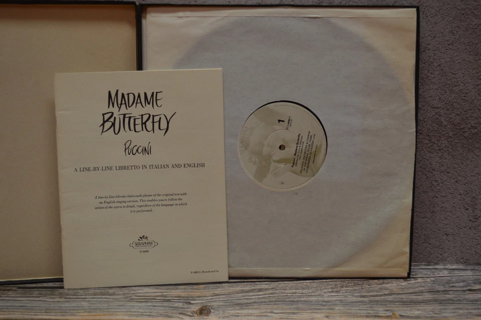 Puccini: Madama Butterfly Victoria De Los Angeles Giuseppe Di Stefano Tito Gobbi - Image 3 of 4