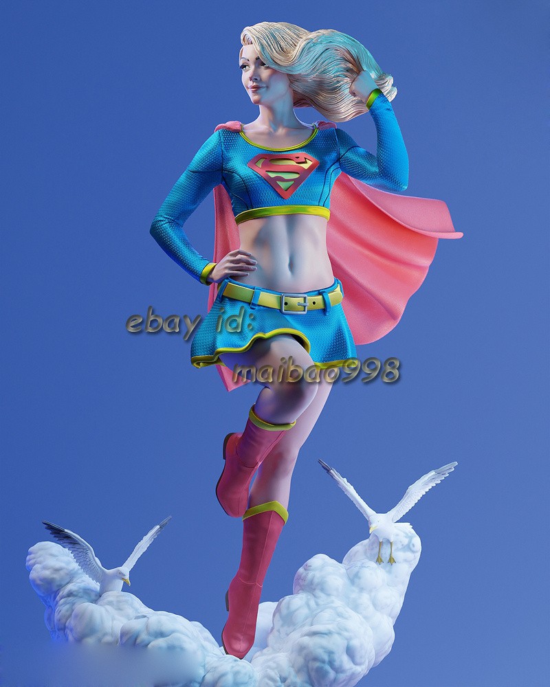 Super Girl 1/8 1/6 3D Print Garage Kit Figure Model Kit Unpainted Unassembled GK