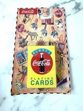Vintage Coca Cola Playing Cards Sealed on Original Card Back Advertising
