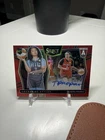 2025 Panini Select Te-Hina Paopao Red Courtside Action Auto /99 Rookie #CAS-THP