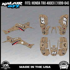 Graphics Kit for ATV Honda TRX 400EX (1999-2004) Predator Series - TAN
