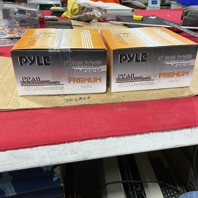 2 Pyle Pro Woofer  8 Inches  8 Ohms  500 Watts PPA8  New!