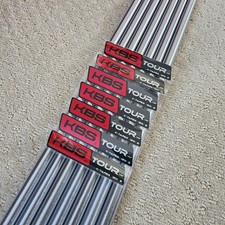 NEW Authentic KBS C-Taper 120 Stiff Steel Iron 7 Shafts 4-PW .370 Parallel Tip