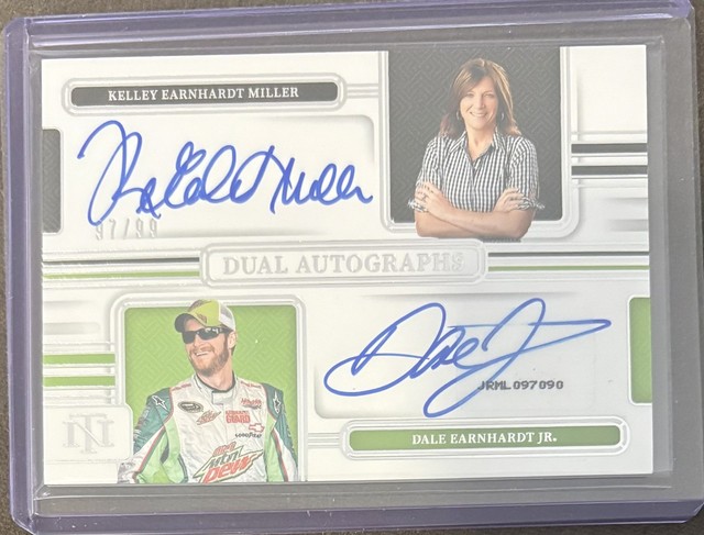 2025 National Treasures Kelley Earnhardt Miller Dale Earnhardt Jr. Dual Auto /99