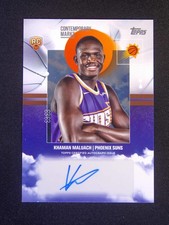 2025-26 Topps Flagship Khaman Maluach RC Rookie Auto Contemporary Marks
