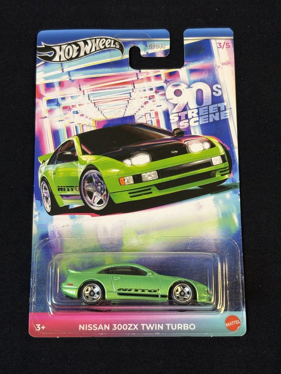 2025 HOT WHEELS CAR NISSAN 300ZX TWIN TURBO 3/5 JDM '90'S STREET W