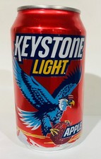 KEYSTONE LIGHT APPLE  12 OZ BEER CAN   *EMPTY...