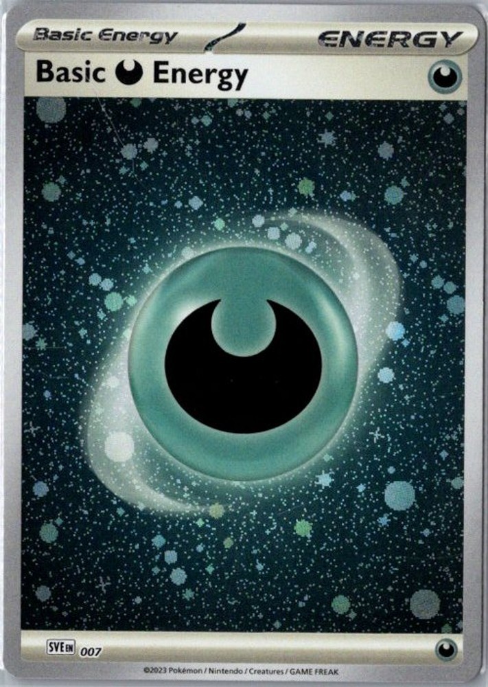 Basic Darkness Energy (Cosmos Holo) [SVE - 007] Lightly Played