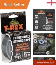 T Rex Ferociously Strong Heavy Duty Duct Tape - 25mm x 9.1m for All Projects 0.44 per metre