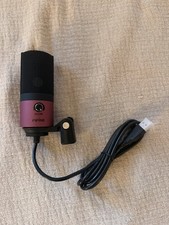 Fifine K669B Pink USB Condenser Microphone With Tripod Stand Tested Working