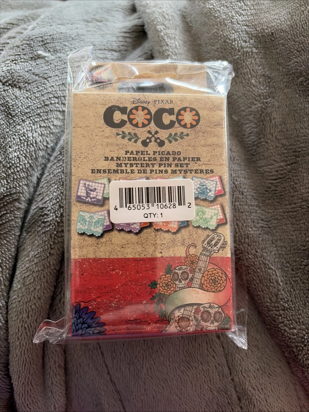 2022 Disney Parks Coco Papel Picado Mystery Pin Set Sealed Unopened Box 2 Pins