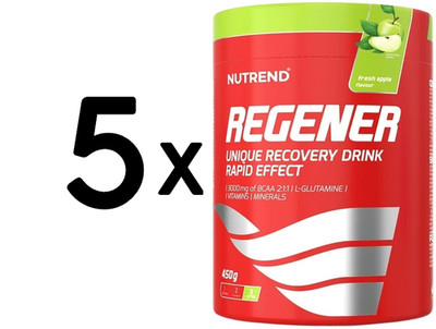 5 x Nutrend Regener, Fresh Apple - 450g (28,87 EUR/kg)