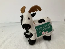 Chick-Fil-A Cow Reindeer Christmas Plush Santa Sed U Shud Eat Mor Chikin