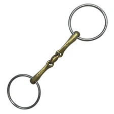 Neue Schule Verbindend Loose Ring Snaffle in Solax - 5"