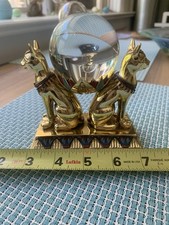 THE FRANKLIN MINT EGYPTIAN GODDESS "THE CRYSTAL BALL OF BAST" RARE - LIMITED EDT