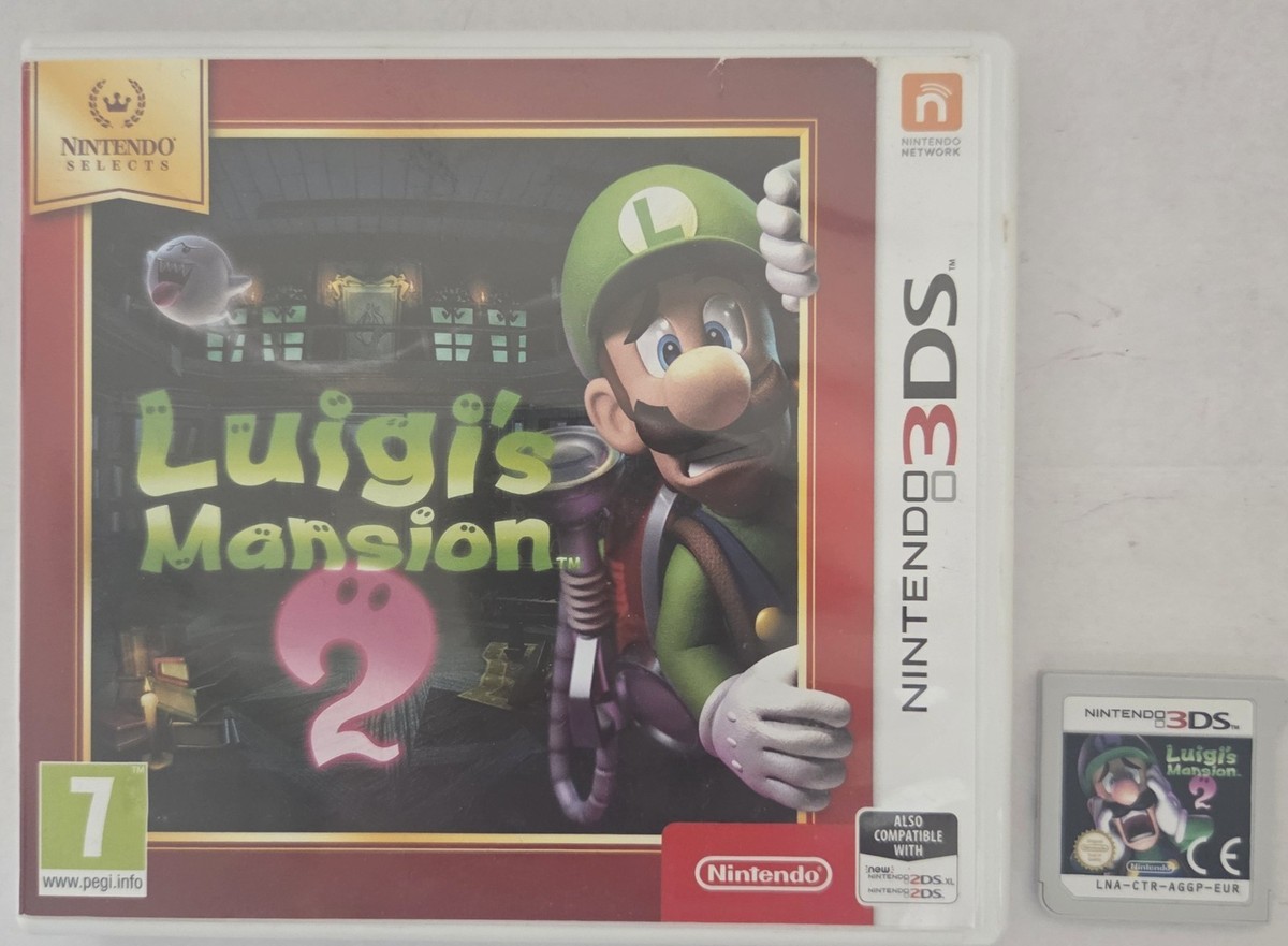 Nintendo 3ds 2ds Luigi's Mansion Dark Moon with Very Good