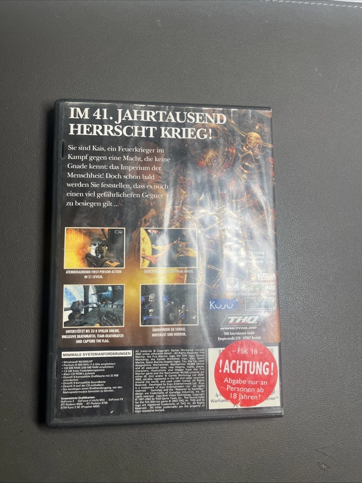 Fire Warrior - Warhammer 40.000 - PC-Spiel Deutsch Neu & OVP - Bild 3 von 4