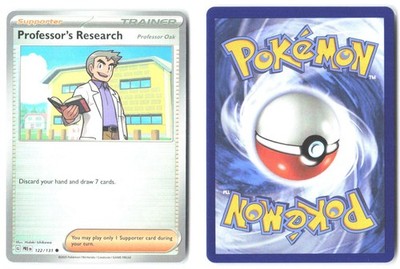 PROFESSOR'S RESEARCH [PROFESSOR OAK] 122/131 Prismatic Evolutions Reverse H NM