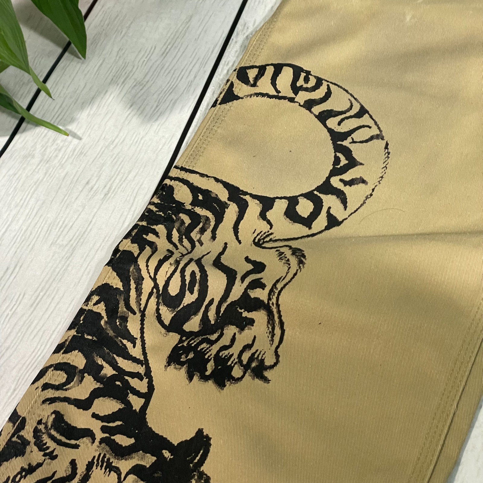 Custom Tiger Carhartt Pants 31x32 streetwear distressed y2k rare unique thumbnail 6