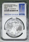 Burnished Eagle First Day Of Issue 2016 W NGC MS69 30TH Anniv Let Edge