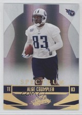 2008 Playoff Absolute Memorabilia Spectrum Gold 7/25 Alge Crumpler #143 0a1