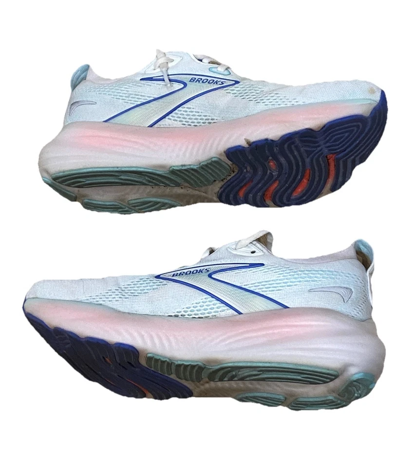 Brooks Glycerin 22 Women’s Size UK 6 Light Blue White Running Shoes White Pink - Image 2 of 4