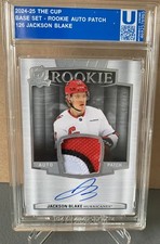 JACKSON BLAKE 2024-25 UD THE CUP RPA PATCH AUTO /249 #126 HURRICANES