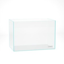 45P 10 Gallon Rimless Low Iron Aquarium Fish Tank,W17.7 D11.8 H11.8 in 45x30x...