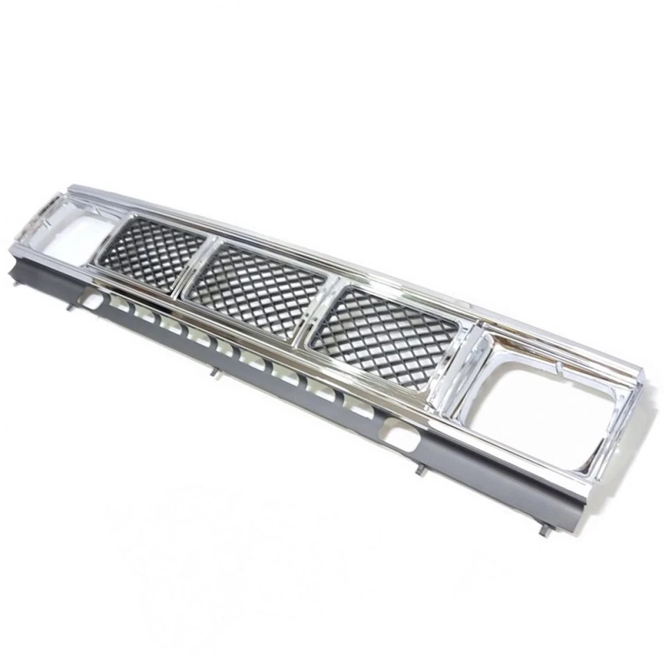 Cubierta de rejilla delantera cromada para camioneta Nissan Navara D21 BDI 1990-1992 Foto 2 de 4