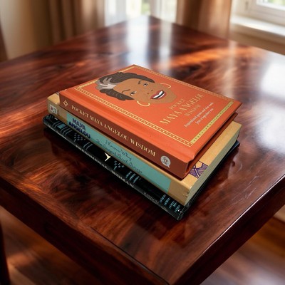 3 Maya Angelou Books Phenomenal Woman, I Know why the Caged Bird Sings + Wisdom