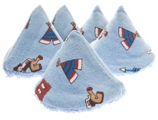 Pee-Pee Teepee Wild West Blue - Laundry Bag, 5 pieces, Cotton