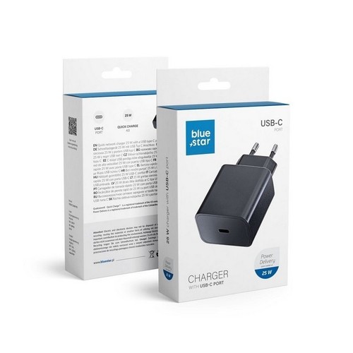 Blue Star Caricabatterie 25w Rapido Usb-c Per Google Pixel 3 Xl Htc U11 Eyes - Foto 8 di 8